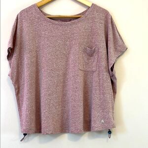 Avalanche Outdoor Supply Adjustable Drawstring Back T-Shirt Pink XL Athleisure